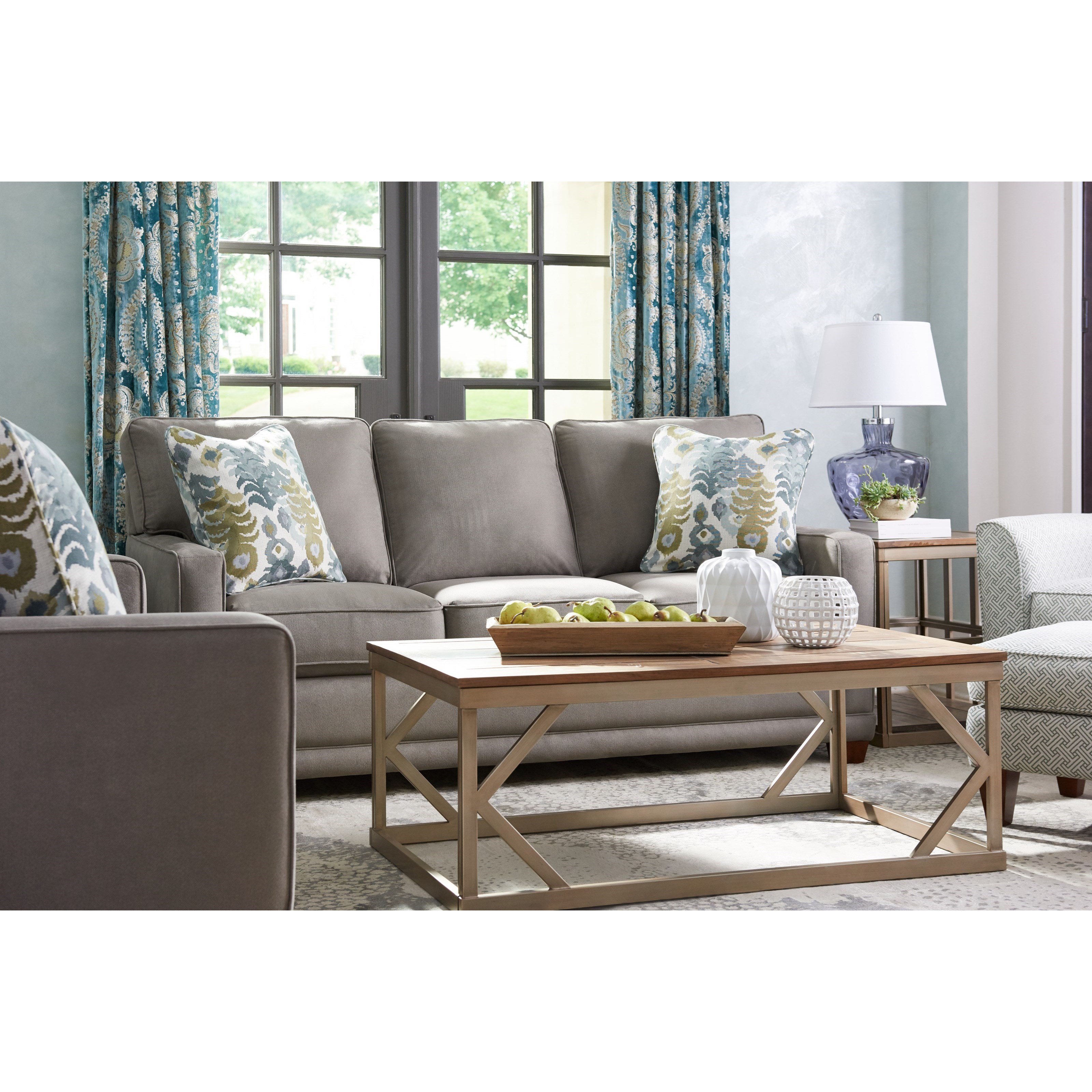 LaZBoy Kennedy Transitional Queen Sleep Sofa